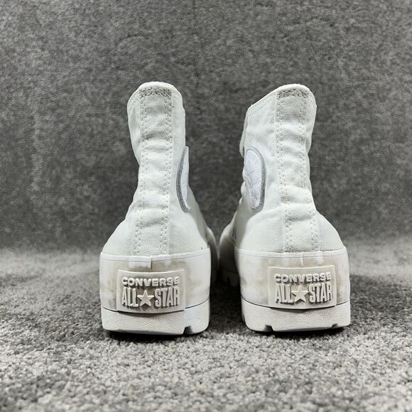 Converse Chuck Taylor All Star Hi 571211C Women’s 8 White Lugged Platform Shoes - Picture 6 of 12